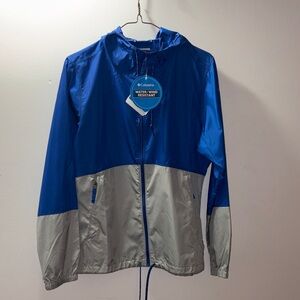 Columbia Blue and Gray Windbreaker